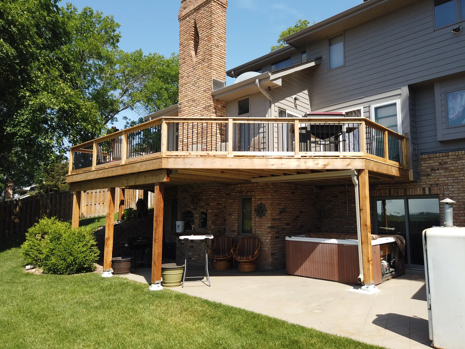 Outdoor living project by ELM Home Services