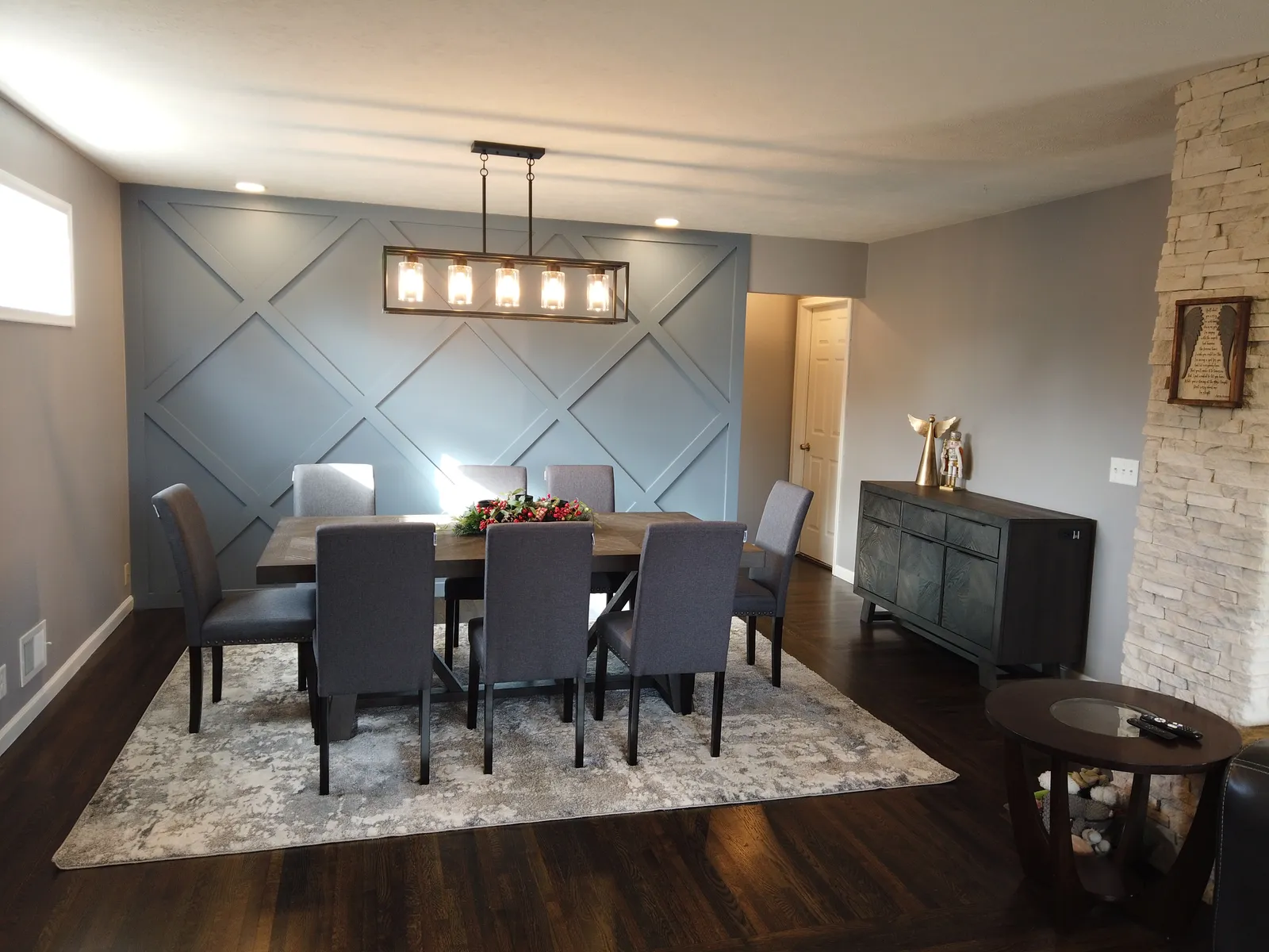 Remodeled living space by ELM Home Services